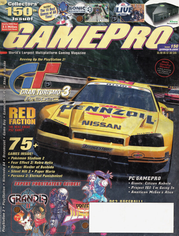 GamePro Issue 150 (March 2001) cover